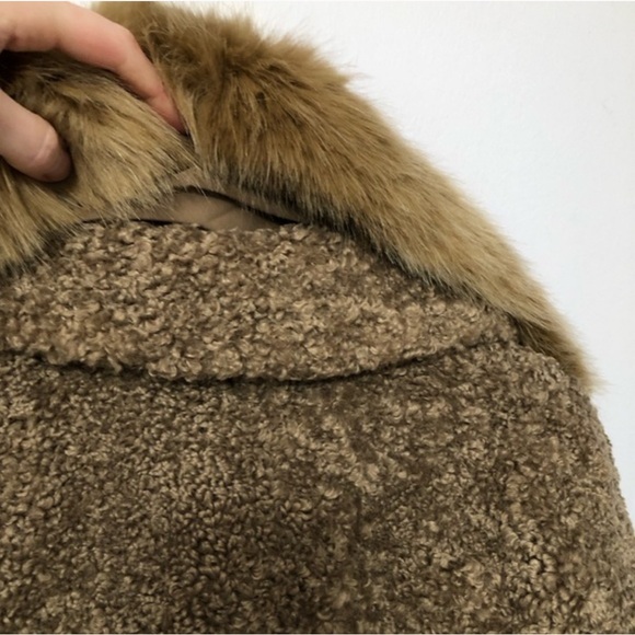 BCBGMAXAZRIA Fur Collared Teddy Jacket - Picture 3 of 4